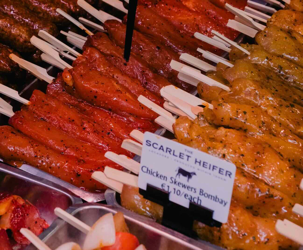 7 Chicken skewers