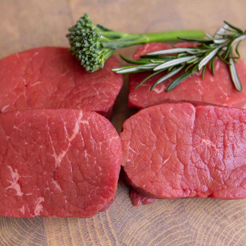 4 x Sirloin fillet Steaks 500g approx