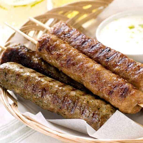 3 Lamb Koftas with Greek Passion