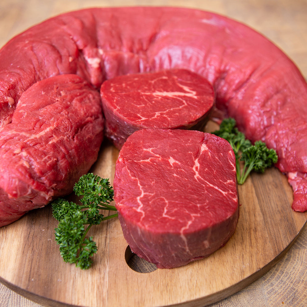 2 x 28 Day Mature Fillet Steak 400g approx