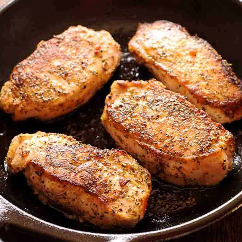 4 Pork Loin Chops - 450gr.