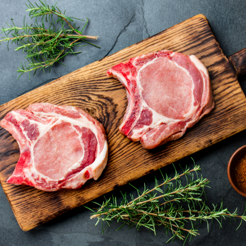 5 Pork Loin Chops 550g Approx