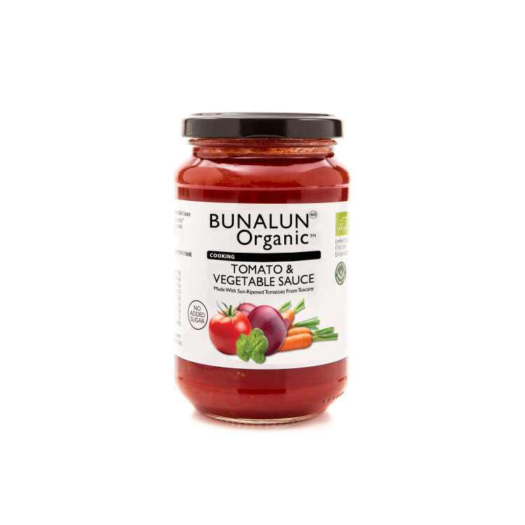 Bunalun Organic Tomato & Veg Sauce