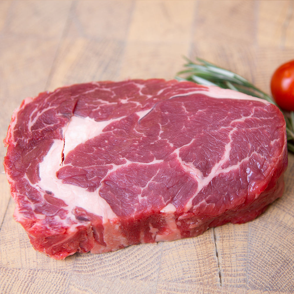 2 x 28 Day Mature Ribeye Steaks 400g approx